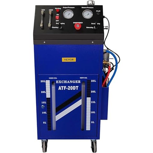 VEVOR Elektrische Ölwechselmaschine Automatikgetriebeöl DC12V, Spülgerät Ölwechsel 0-60PSI, automatikgetriebeöl ATF Gerät, Transmission Fluid Flush Exchange Machine