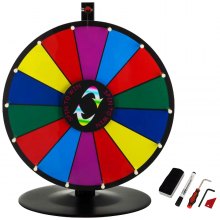 15 Inch Glücksrad Spielzeug Farbe Rad Lotteriespiele Spiele Tischplatte Verkauf
