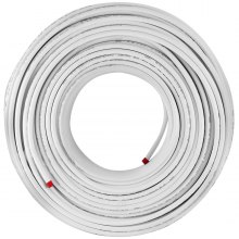 VEVOR Aluminium Mehrschicht Verbundrohr 200 m Wand Heizungsrohr 16 x 2 mm aus Polyethylen, Willkürliches Biegen,  Temperaturbeständig 10℃ ~ 95℃ und Langlebig für Heizung oder Chemischen Anwendungen