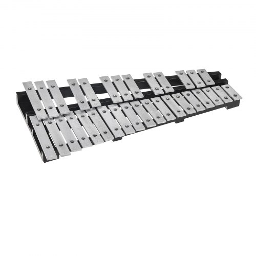 

VEVOR Glockenspiel-Xylophon mit 32 Tönen, Glockenset mit Schlägeln, Trommelstöcken und Tasche