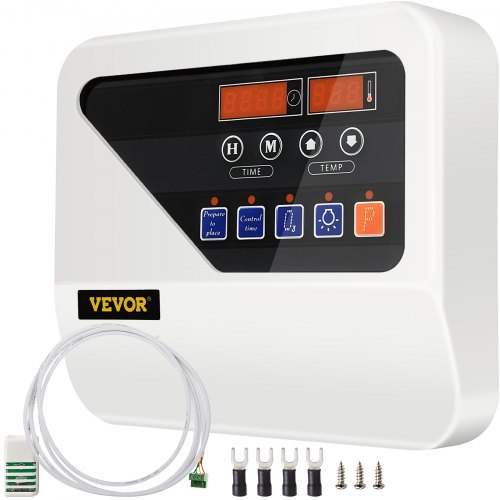 

VEVOR 400V Sauna-Heizungssteuerung Saunaofen Digital Controller, Saunaofen Digital Controller Anzeige mit externer steuerung 25 x 22 x 7,6 cm Externe Digital Controller für Hotels und Fitnessstudios