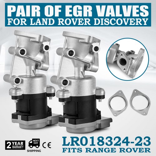 PAIR of EGR Valves LR018324-23 for Landrover Discovery and Range Rover 2.7 TDVM