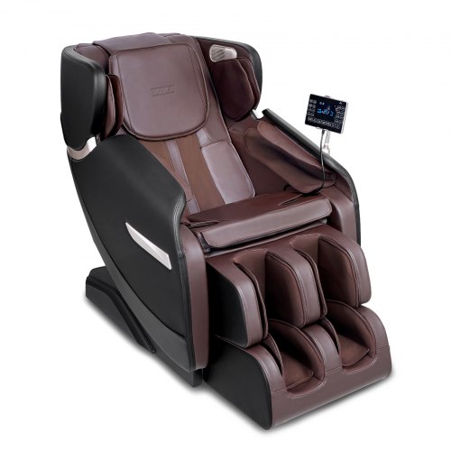 VEVOR-Massagesessel - Ganzkörper-Schwerelosigkeitssessel mit mehreren Automatischen Modi, 3D-Shiatsu, Heizung, Bluetooth-Lautsprecher, Airbag, Fußrolle und Touchscreen