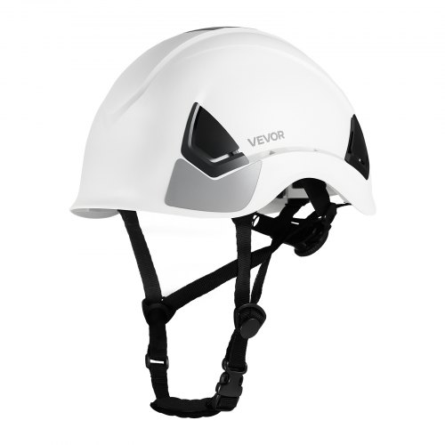 

VEVOR Schutzhelm ANSI/ISEA Z89.1-zugelassener ABS-Sicherheitshelm mit 6-Punkt-Ratschenaufhängung, verstellbarer Industriehelm belüfteter Bauhelm Arbeitshelm für Industriebau Arbeitskleidung Weiß