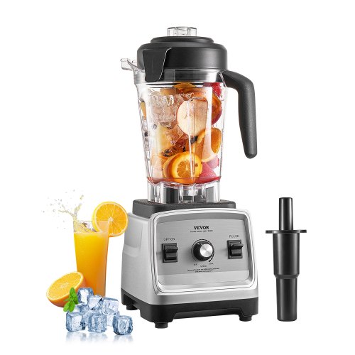 VEVOR Standmixer Smoothie Maker Blender 1600 W 2,5 L professioneller Mixer mit leistungsstarkem Motor, multifunktionaler Mixer zur Lebensmittelverarbeitung für Smoothies / Milchshakes / Säfte