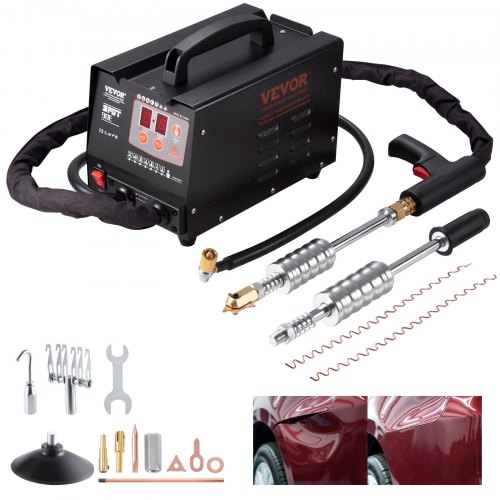 VEVOR 3 KW Karosserie Ausbeulspotter 7 Modi Automatisches Induktionsschweißen 220V Ausbeulspotter Werkzeug 3500A Dent Puller Punktschweißgerät BJXFJG90E3KW00001V2