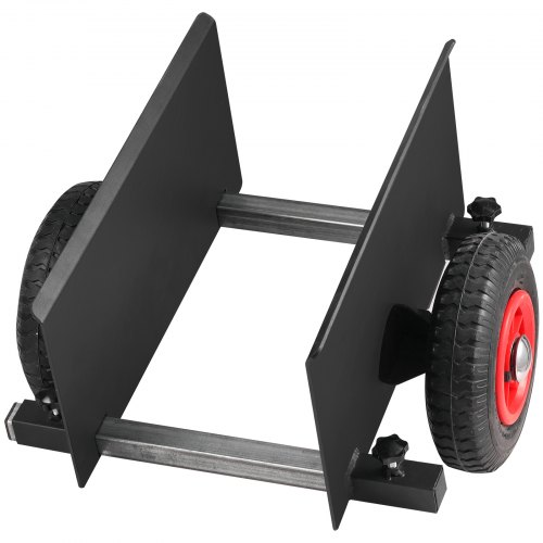 

VEVOR Plattenwagen, Plattenwagen mit einer Kapazität von 272,16kg, Hochleistungs-Trockenbauwagen mit 20,32 cm Lufträdern, Plattenwagen mit verstellbarer Klemme für Trockenbauplatten, Materialtransport,