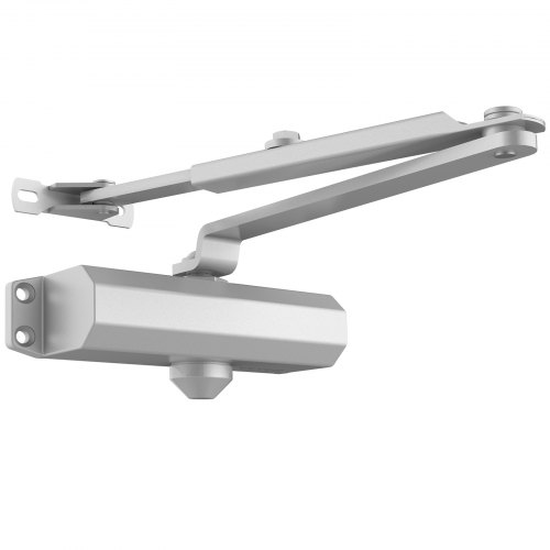 

VEVOR Türschließer automatischer Torschließer für gewerbliche oder private Nutzung für Türgewichte bis 68 kg Stangentürschließer mit hydraulischem Puffer Gehäuse aus Aluminiumguss Silber