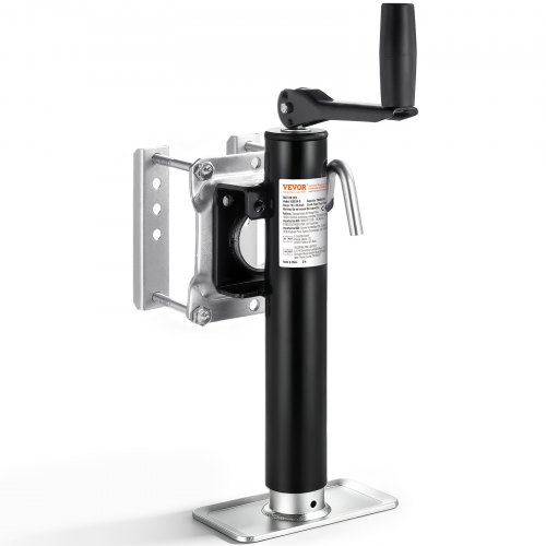 VEVOR Anhängerheber, 907 kg dynamische Tragkraft, robuste, schwenkbare Ausdrehstütze, 265-515 mm Abstellstütze mit Griff für Wohnwagenanhänger, Pferdeanhänger, Nutzanhänger und Yachtanhänger