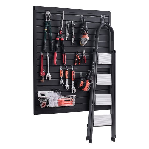 

VEVOR Werkzeugwand 1230x1235x20mm PVC Garage Lamellenwand 136kg pro Platte