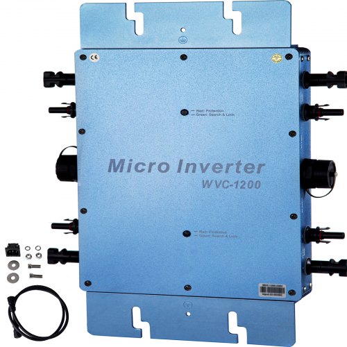 WVC-1200W Solar Micro Inverter Modul Wechselrichter Zubehör Kit Wasserdicht IP65 