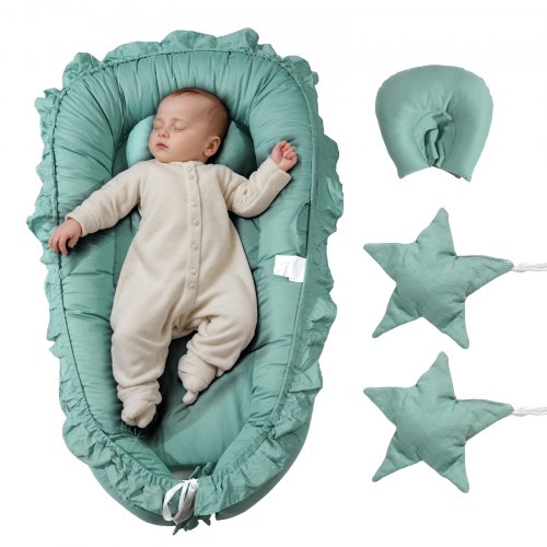 

VEVOR Babynest Kuschelnest Babynestchen Babykissen Reisebett 800x460x140mm