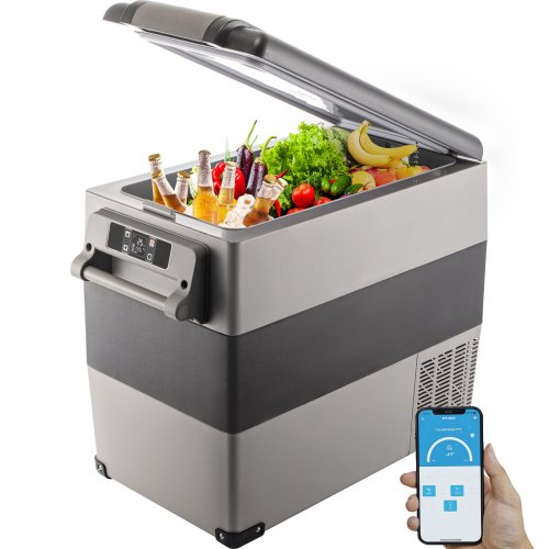

VEVOR Tragbare Kühlbox 55L Auto Kühlbox für Auto und Zuhause 220V