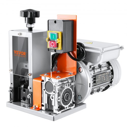 

VEVOR Kabelabisoliermaschine Elektrisch φ1,5-30mm Kabelschälmaschine 180W Abisoliermaschine 18m pro Minute Geschwindigkeit Abisolierzange 65-Mn-Federstahl Klinge Ideal zum Abisolieren von Kupferdraht