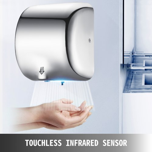 Automatik Händetrockner Handtrockner Händefön Wandmontage Gewerblicher Toilette 