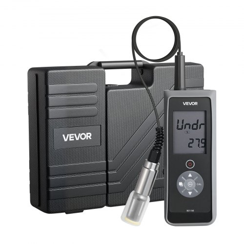 

VEVOR Messgerät für gelösten Sauerstoff, Messbereich 0,0–20,0 mg/l, tragbares Testset mit 4 m Elektrodenkabel & Membransatz & Tragetasche, Speicherung von Datensätzen, DO-Messgerät für Teiche