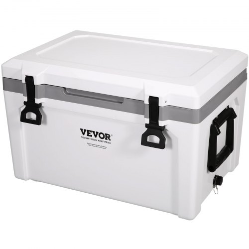 

VEVOR Passive Kühlbox Eisbox 57,26 L, Isolierte Kühlbox Camping Thermobox 45-50 Dosen, Campingbox Kühlschrank mit einem Korb, Isolierung Kühlbox Tragbar, Eistruhe Cooler Multifunktional