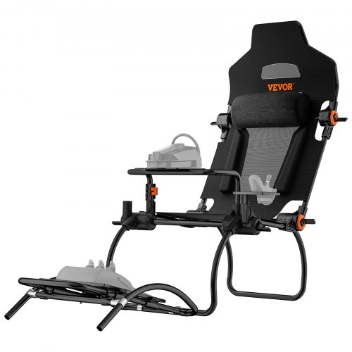 

VEVOR Rennlenkradständer, faltbar, für Logitech G923/G920/G29, Lenkradständer und Fußpedalwinkel einstellbar, tragbarer Fahrsimulator-Cockpit aus Stahl, Thrustmaster T248P, GT-/Formel-Modus, große Größe
