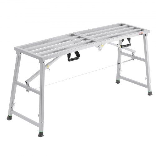 

VEVOR Arbeitsplattform 700-1150 mm, zusammenklappbare Trittleiter aus legiertem Stahl, tragbare Arbeitsbühne, Tragkraft 360 kg, Trittbank Hocker zum Malen von Trockenbauwänden, Reinigen, Waschen