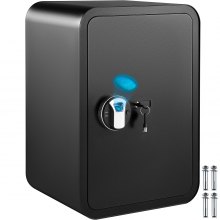 VEVOR Tresor Möbeltresor Wandtresor Safe 1,8 Kubikfuß Fingerabdruck Schwarz