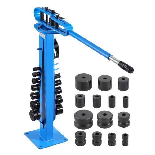 VEVOR Rohrbieger, Rohrbiegegerät mit max. 50,8 mm Außendurchmesser & 14 Biegematrizen, 200° Rohrbiegewerkzeug für Kupfer-, Aluminium- & Eisenrohre, HVAC-, Klimaanlagen-, Kühlschrank- & Autoreparatur