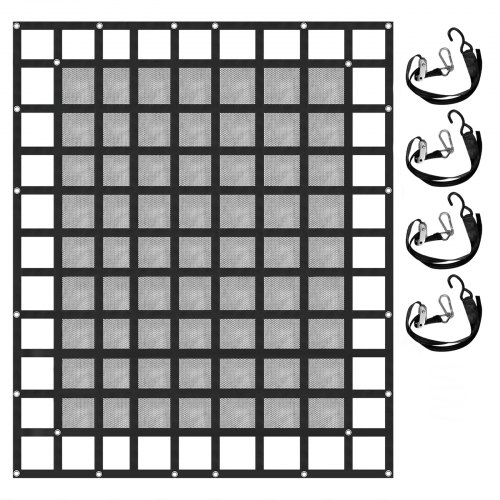 

VEVOR Gepäcknetz Kofferraumnetz Transportnetz Ladungssicherungsnetz 244x205cm