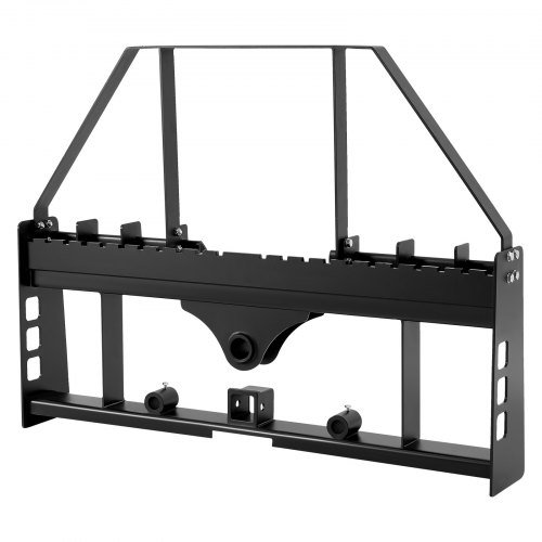 VEVOR Palettengabelrahmen für Kompaktlader, 1814 kg, 1150 mm Palettengabelrahmenaufsätze mit 50,8 mm Anhängerkupplung & Speerhülsen, passend für Schnellkupplungs-Traktorlader, nur Rahmen