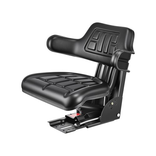 VEVOR Universal Gabelstaplersitz 61x51x51 cm, Traktorsitz, Schleppersitz, Treckersitz, Staplersitz, Traktor Sitz PVC-Kunstleder und hochelastischem Polyurethanschaum, ideal für Kompaktlader-Bulldozer