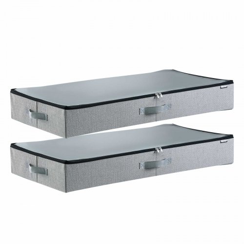 VEVOR 2 x Unterbettkommode Unterbettbehälter 85x43x12cm 45L Aufbewahrung