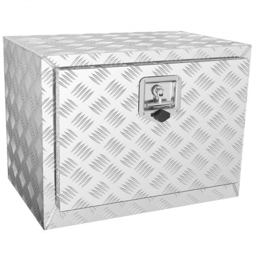 

VEVOR Unterboden-Lkw-Box, 610 x 335 x 405 mm Pickup-Aufbewahrungsbox, Aluminium-Werkzeugkasten mit Schloss & Schlüsseln, Wasserdichte Anhänger-Werkzeugkiste für Lkw, Transporter, Anhänger usw.