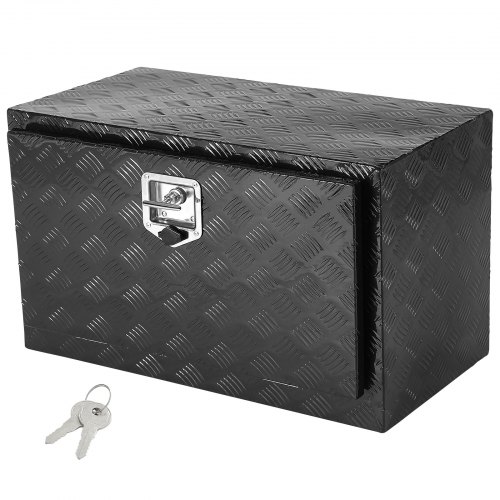 VEVOR Truckbox Werkzeugbox, Unterboden-Anhängerbox, Werkzeugkasten 760 x 432 x 457 mm Pickup-Aufbewahrungsbox, Aluminiumlegierung, 30 kg belastbarer Werkzeugkasten, abschließbare Aufbewahrungsbox