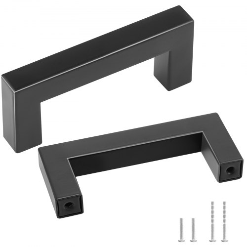 VEVOR 30er Set Möbelgriff Edelstahl Stangengriff 88x12x35mm Küchengriff Mittenlochabstand 76mm Schrankgriff Dicke der Schrankplatten von 1,52 bis 2cm oder 1,27 bis 4cm Türgriffe Schubladengriffe CJLSBXGPS30PMEPXWV0