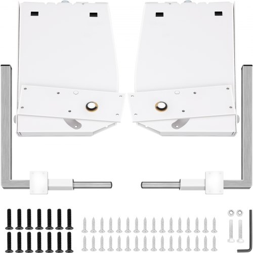 VEVOR Murphy-Montage-Wandfedermechanismus 450 kg, robuste Stützhardware, Betthalterung kompatibel mit 1,2–1,8 m Breite DIY-Kit für King-Size-Betten (vertikal), Weiß
