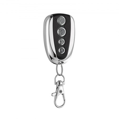 VEVOR Garagentoröffner Handsender 4 Tasten 35 m Reichweite Fernbedienung, Ersatz für ZTQ800, ZTQ1000, ZTQ-1/2HP, ZTQ-3/4HP & EIKIA600, 4-Tür-Steuerung, 12V 27Ah Batterie, Rolling-Code-Verschlüsselung
