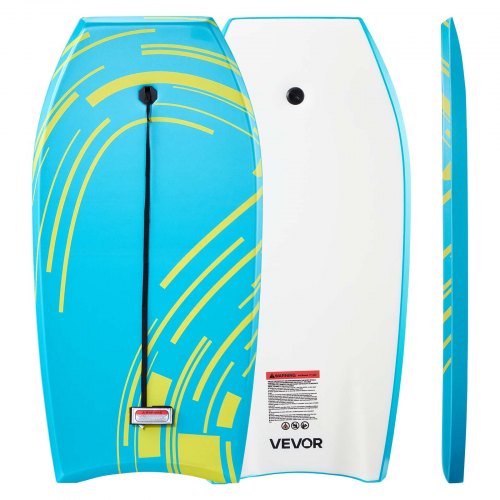 

VEVOR Bodyboard 105,5x52 cm, Wellenboard aus IXPE HDPE mit EPS-Kern, Surfbrett inkl. Handgelenkleine UV-Schutz für Anfänger & Fortgeschrittene bis 82 kg, Schwimmboard für Strand Meer Schwimmbad Surfen