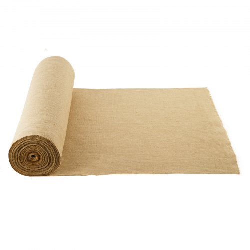 

VEVOR Jute Stoff, Sackleinen-Stoffrolle, 50x50 hochdichte breite natürliche Sackleinen-Stoffrollen, 914mmx45,7m, für Dekoration, Handwerk, Hochzeit, Gartenarbeit, Pflanzen- & Baumwinterabdeckung