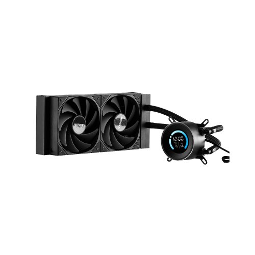 

VEVOR Flüssigkeitskühler, AIO-CPU-Wasserkühler, 120-mm-PWN-Lüfter, 4,6 cm Display, max. 2200 U/min CPU-Kühlerlüfter, PC-Wasserkühlung für Intel 115X/1366/2011/1700/1200, AMD AM4/AM5
