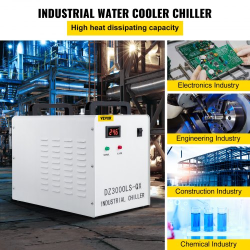 50W /℃ Laserkühler Wasserkühler Industriekühler Chiller CW3000 für CO2 Laserrohr 