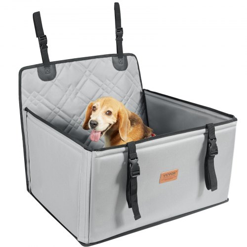 

VEVOR Hunde Autositz Hunde Rücksitz Rückbank Hundesitz Auto 605x605x500mm Grau