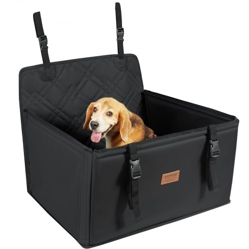 

VEVOR Hunde Autositz Rücksitz Rückbank Hundesitz Auto 18kg 605x605x500mm Schwarz