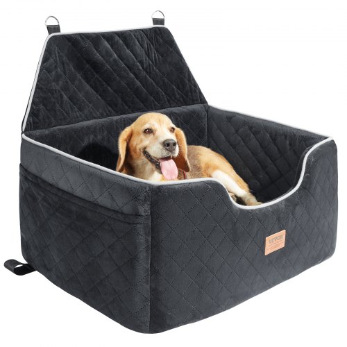 

VEVOR Hunde Autositz Rücksitz Rückbank Hundesitz Auto 25kg 72x52x54mm Schwarz