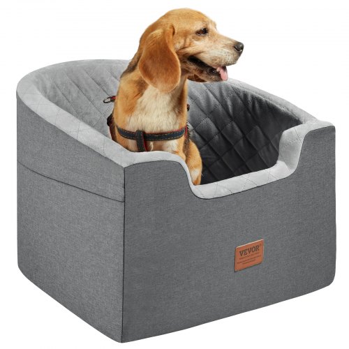 

VEVOR Hunde Autositz Vorder/Rücksitz Hundesitz Auto 560x508x410mm 25kg Grau