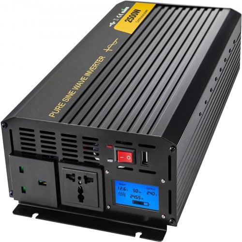 Spannungswandler 12V 230V 2000W 5000W Wechselrichter Inverter LKW USB Laptop 
