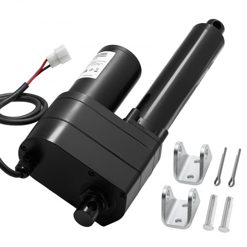 

VEVOR 12-V-Linearantrieb, 150 mm Hub, 9000 N, Linear Actuator, IP65, wasserdicht, 5 mm/s, Lineartechnik-Aktuatoren mit Montagehalterungen für Industriemaschinenbehälter, schwere Hebesysteme