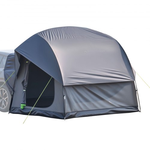 VEVOR SUV-Zelt Camping AutO-Zelt ( 240 x 240 x 215 cm) wasserdichtes PU2000 geräumiges Doppelschicht-Design für 5-8 Personen, SUV-Campingzelt mit 2 Türen & Netzfenstern & Regendach & Tasche