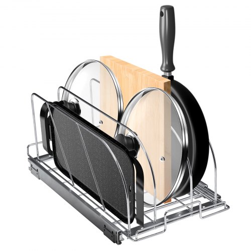 

VEVOR Einstellbares Abtropfgestell Geschirr Geschirrtrockner Utensilienhalter, 26,4 x 53,3 cm Küchenschrank Geschirr Abtropfgestell ideal für die Aufbewahrung von Töpfen, Pfannen, Schneidebretter