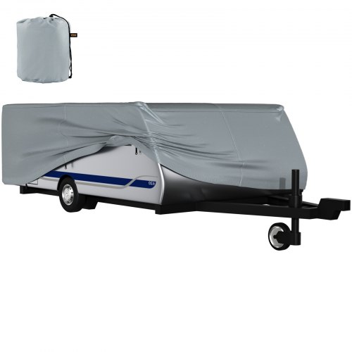 

VEVOR Wohnmobil Abdeckung für 2,4-3 m Wohnwagen Pop-Up Schutzhülle Abdeckplane Plane Schutzplane Wohnmobilplane Vliesstoff Motorhome Protective Cover 3,05 x 2,21 x 1,07 m vollständiger Schutz