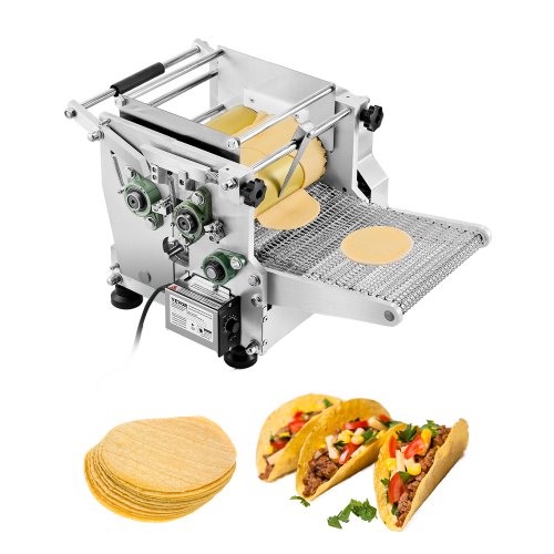 

VEVOR Elektrischer Tortillamaker Automatische Maistortillas Maschine 5,5 Zoll