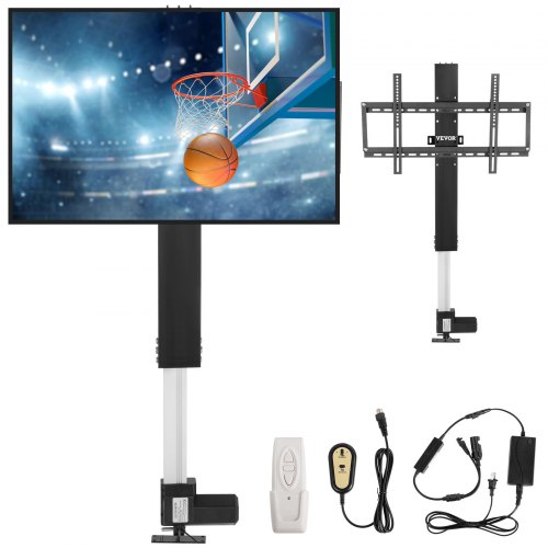 Electric Motorized TV Lift Stand for 26-57" LCD/LED/OLED Plasma TVs