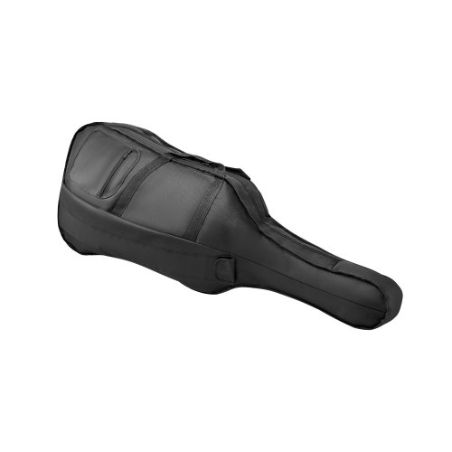 

VEVOR 4/4 Cellokoffer in voller Größe, wasserdichtes Nylon, Reisetragetasche, Cellokasten, mit verstärktem Griff, zwei Schultergurten, kratzfest, Profi-Celloform, für Celli, schwarz